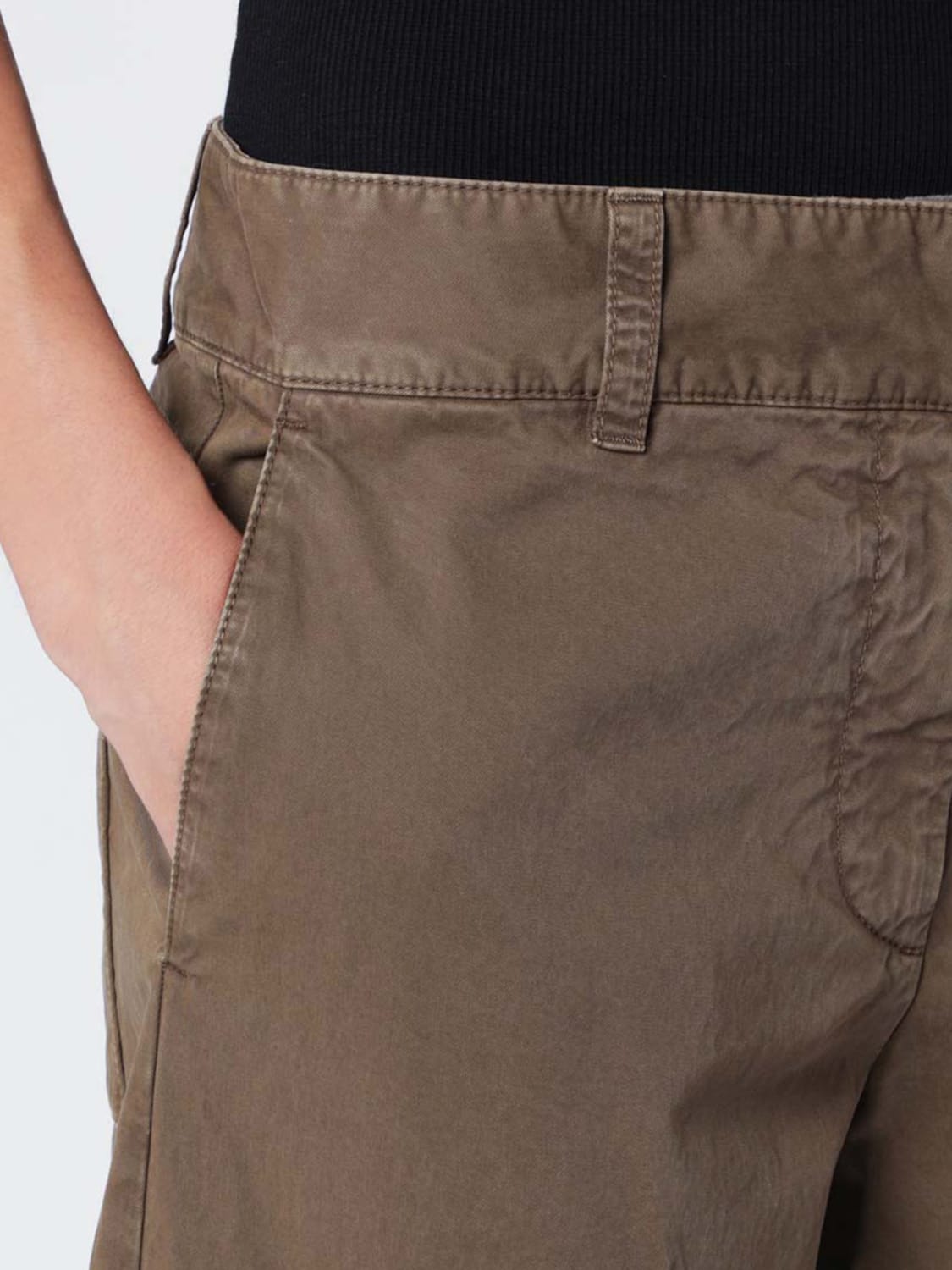 OFF-WHITE PANTALON: Pantalon femme Off-white, Marron - Img 5