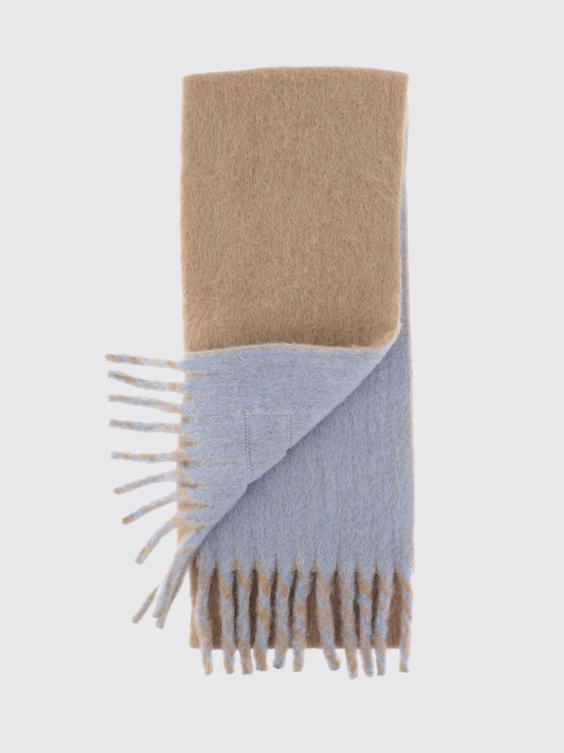 AMI PARIS 围巾: 围巾 女士 Ami Paris, 米色 - Img 2