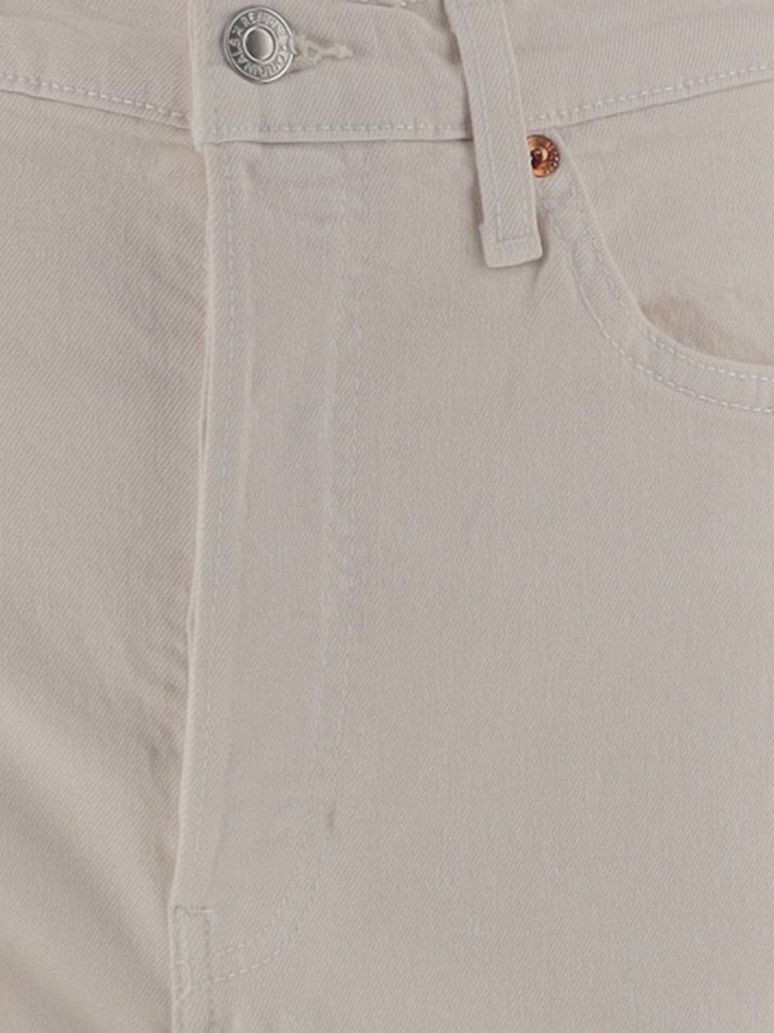 RE/DONE JEANS: Pants woman Re/done, White - Img 3