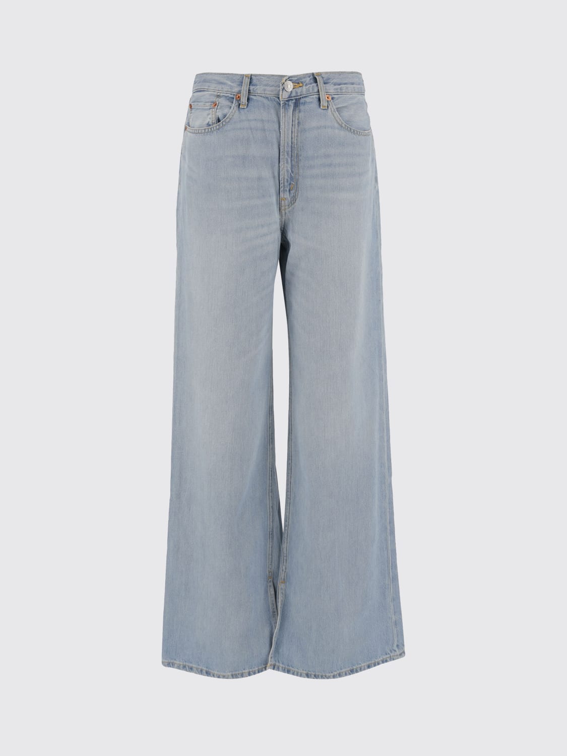 RE/DONE JEANS: Jeans wide-leg Re/done in denim , Denim - Img 1