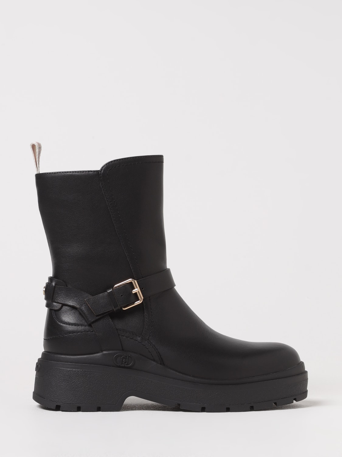 LIU JO STIVALI: Stivaletto Andrea Liu Jo in pelle , Nero - Img 1