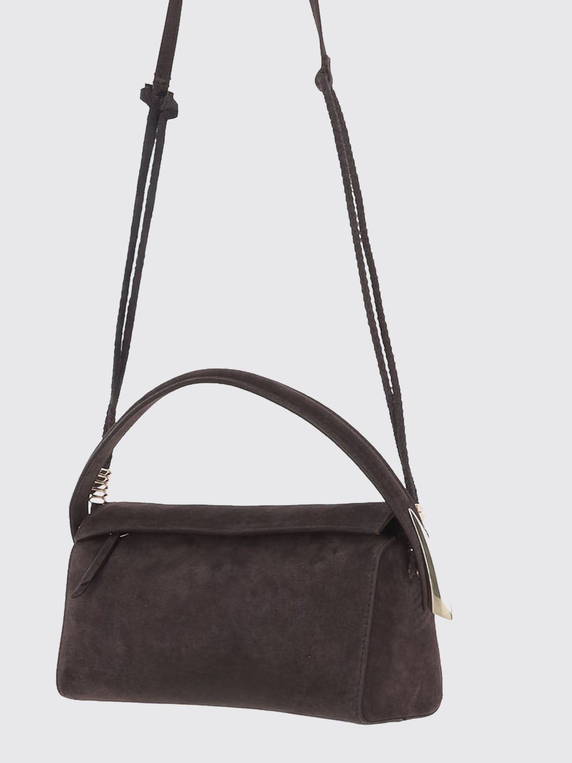 BENEDETTA BRUZZICHES BORSA A TRACOLLA: Borsa a tracolla Benedetta Bruzziches, Marrone - Img 3