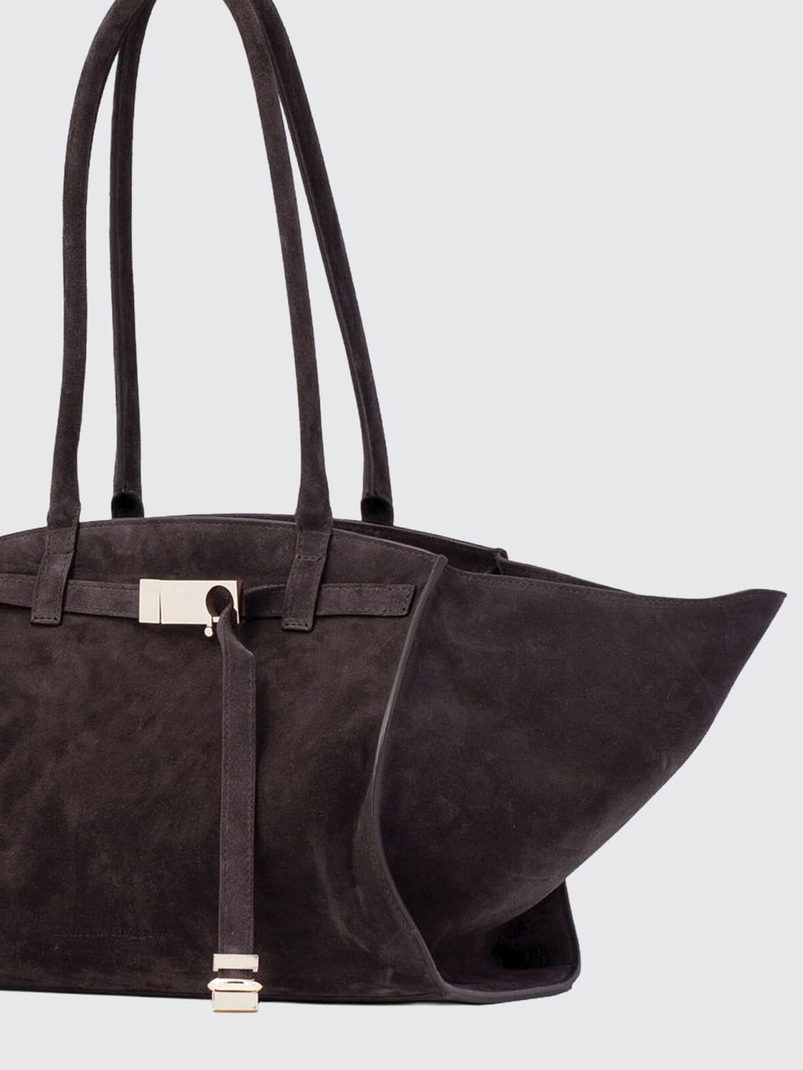 BENEDETTA BRUZZICHES SAC PORTÉ ÉPAULE: Sac cabas femme Benedetta Bruzziches, Violet - Img 3