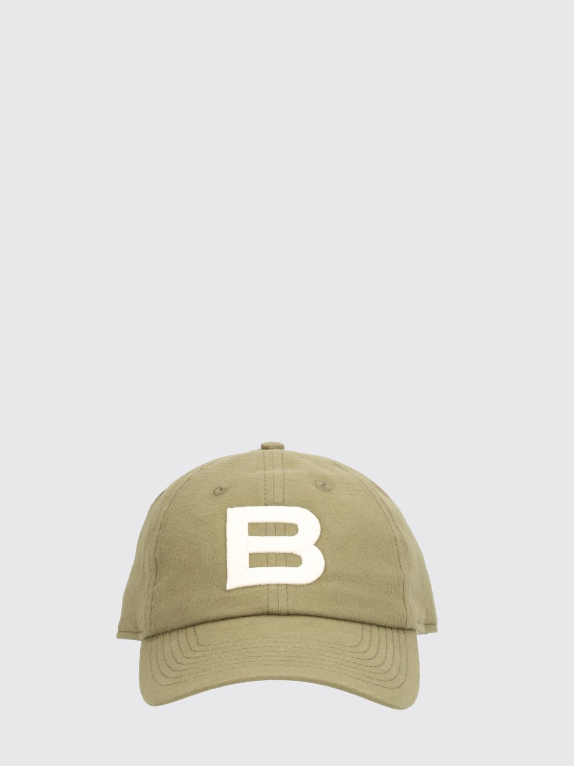 BALLY CAPPELLO: Cappello Bally cotone con monogram , Marrone - Img 2