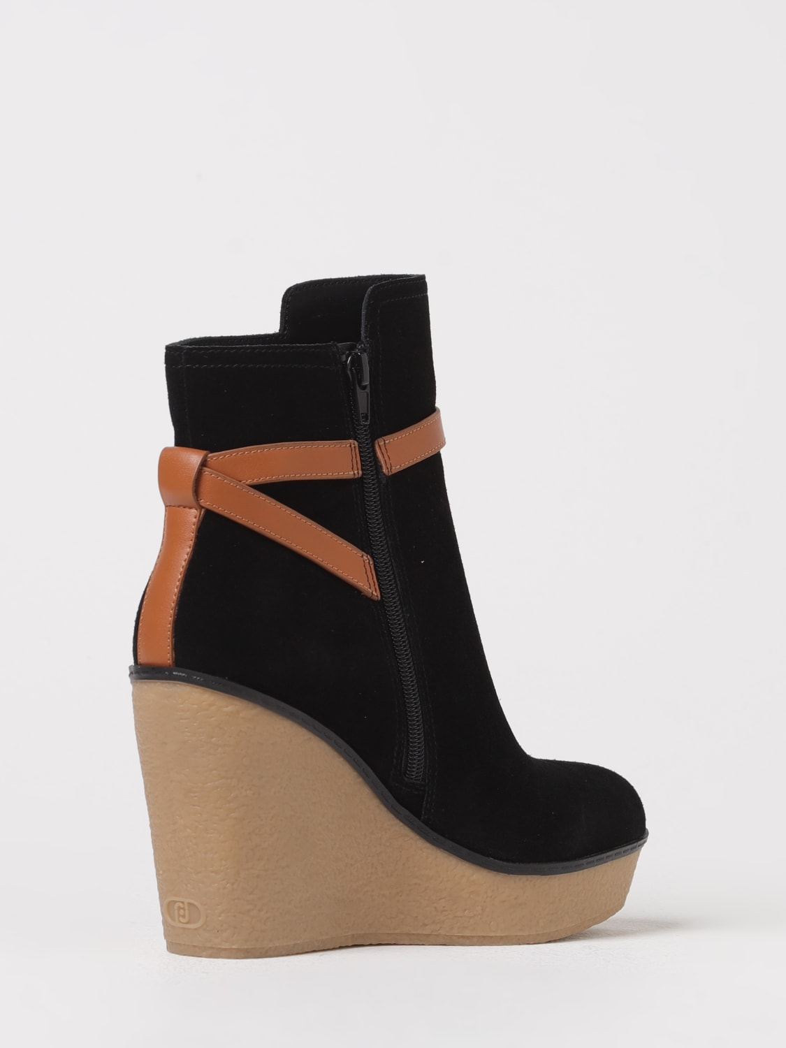 LIU JO BOOTS: Flat ankle boot woman Liu Jo, Black - Img 3