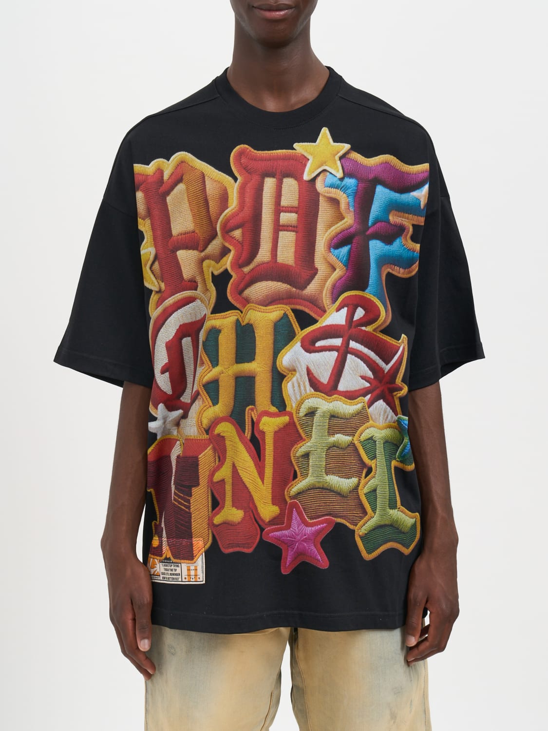 PDF T-SHIRT: T-shirt men Pdf, Black - Img 1