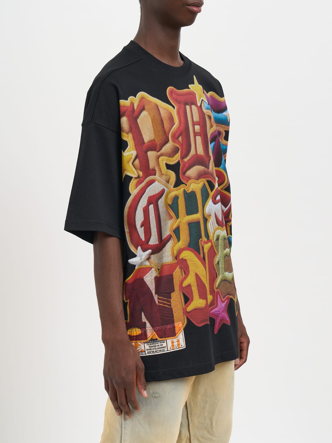 PDF T-SHIRT: T-shirt men Pdf, Black - Img 3