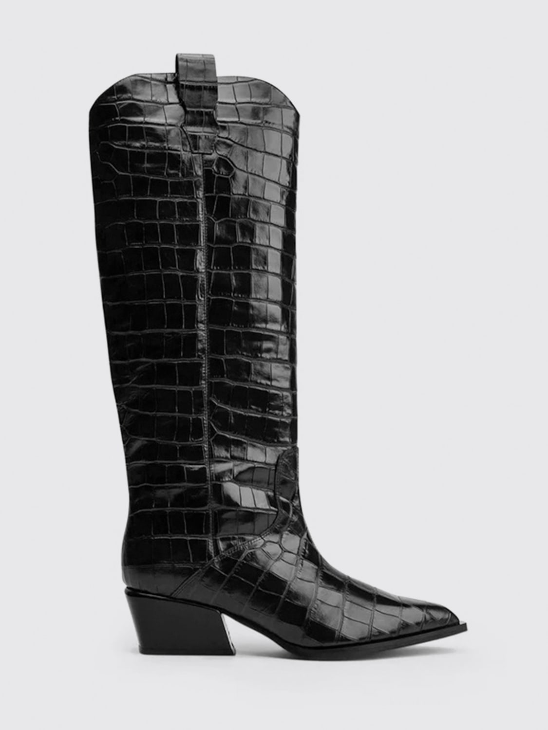 POEVE 靴子: 靴子 女士 Poeve, 黑色 - Img 1