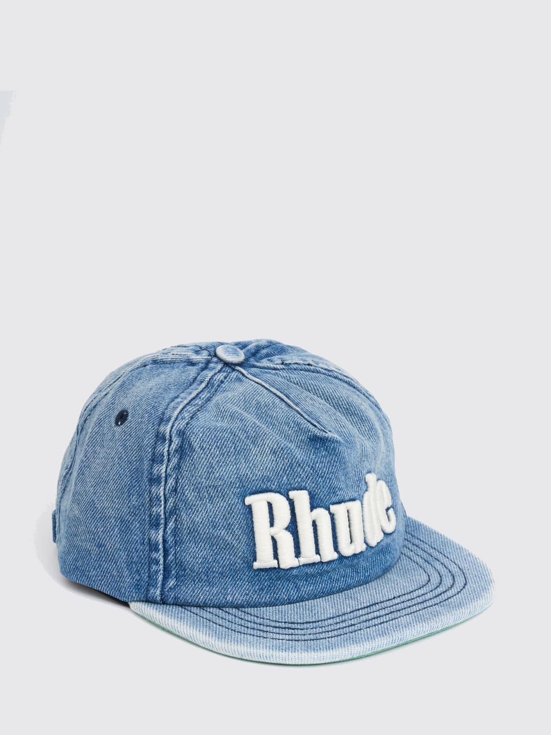 RHUDE HAT: Hat men Rhude, Gnawed Blue - Img 1