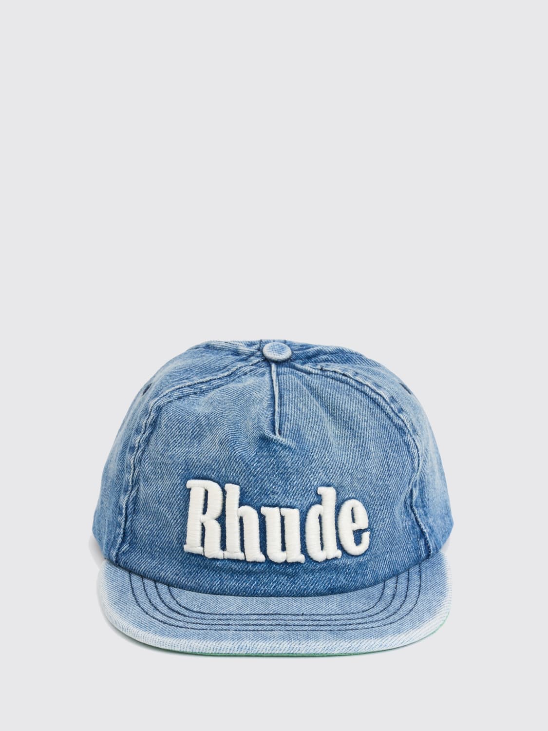 RHUDE HAT: Hat men Rhude, Gnawed Blue - Img 2