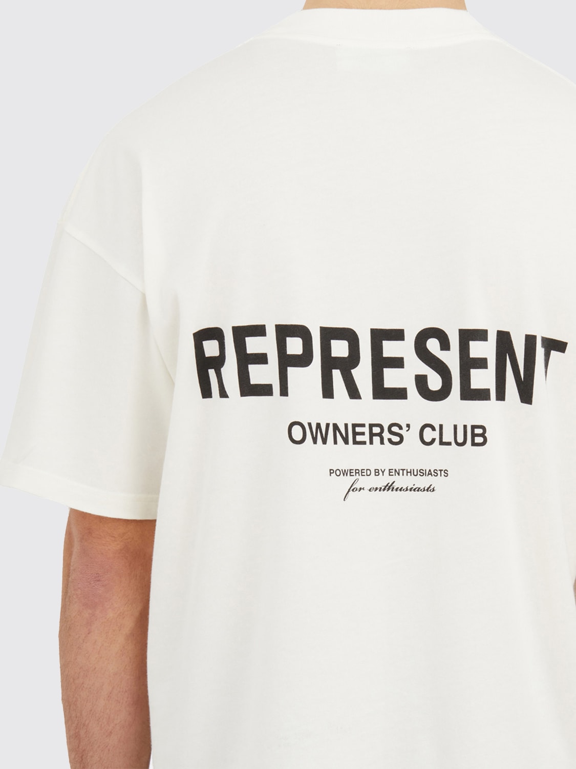 REPRESENT T-SHIRT: T-shirt men Represent, White - Img 4
