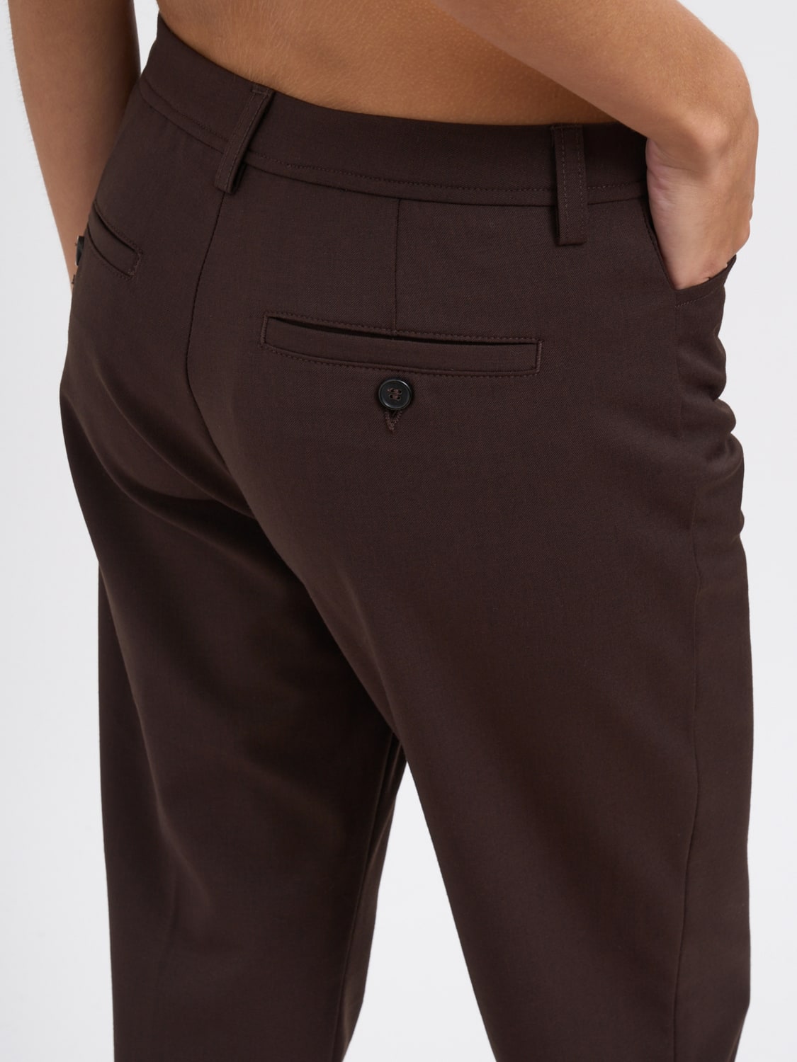 THELATEST PANTS: Pants woman Thelatest, Brown - Img 4