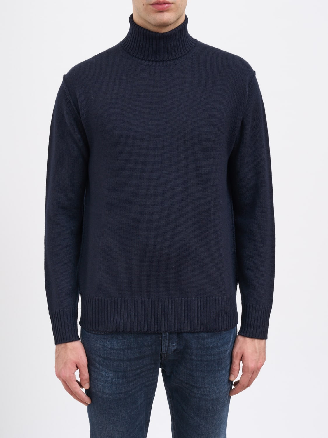 PAOLO PECORA SWEATER: Sweater men Paolo Pecora, Blue - Img 1