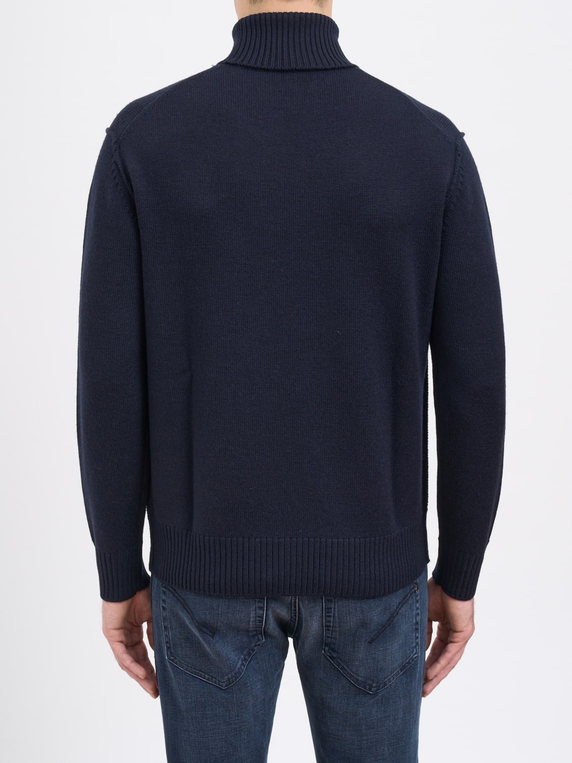PAOLO PECORA SWEATER: Sweater men Paolo Pecora, Blue - Img 2
