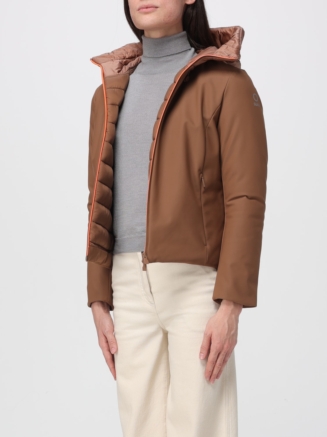 SUNS BOARDS JACKET: Jacket woman Suns Boards, Brown - Img 3