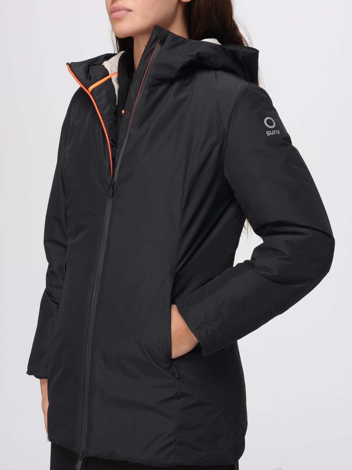 SUNS BOARDS COAT: Jacket woman Suns Boards, Black - Img 4