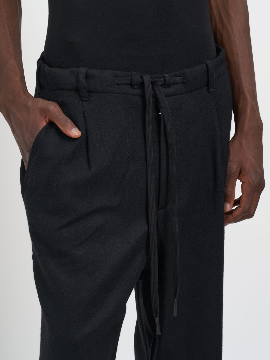 ANDREA YA'AQOV PANTS: Pants men Andrea Ya'aqov, Black - Img 4