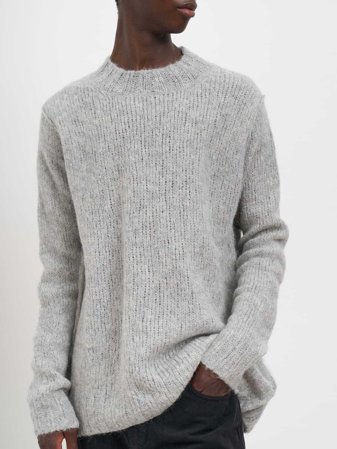 ANDREA YA'AQOV PULLOVER: Pullover herren Andrea Ya'aqov, Grau - Img 4