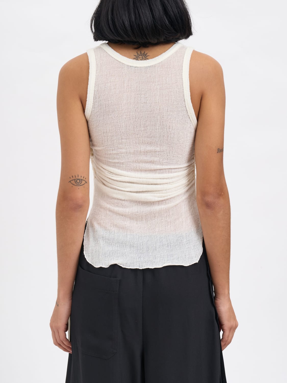 ANN DEMEULEMEESTER TOP: Top damen Ann Demeulemeester, Weiß - Img 2