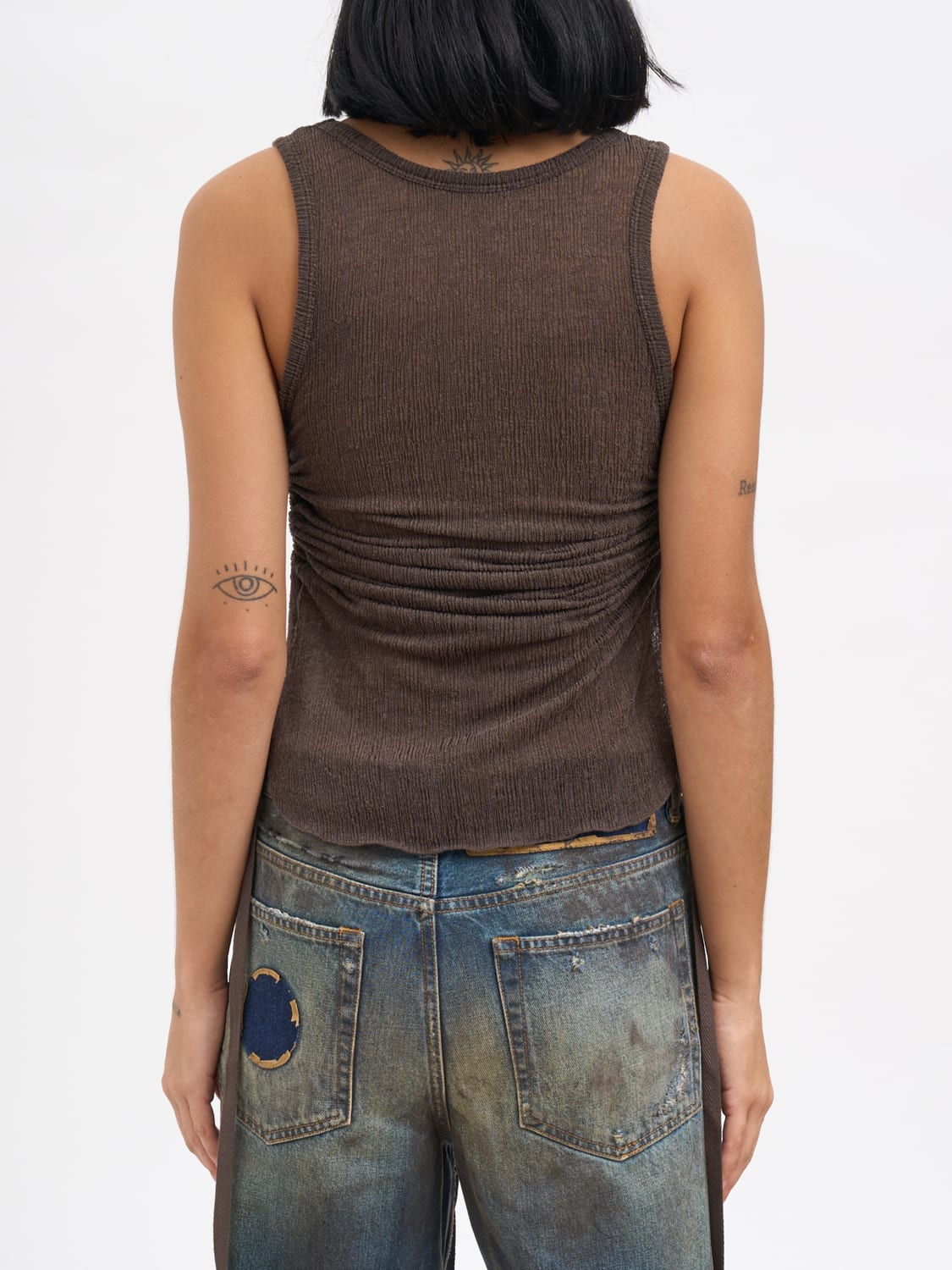 ANN DEMEULEMEESTER TOP: Top woman Ann Demeulemeester, Green - Img 2