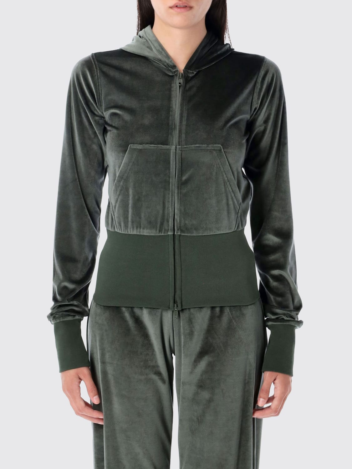 BALENCIAGA SWEATSHIRT: Sweatshirt woman Balenciaga, Green - Img 1