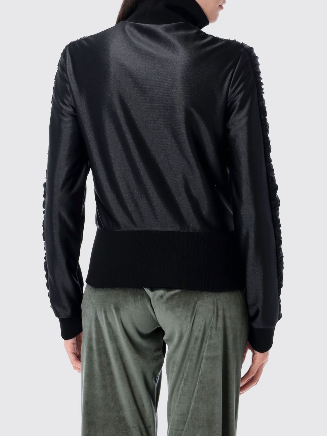 BALENCIAGA JACKET: Coat woman Balenciaga, Black - Img 2