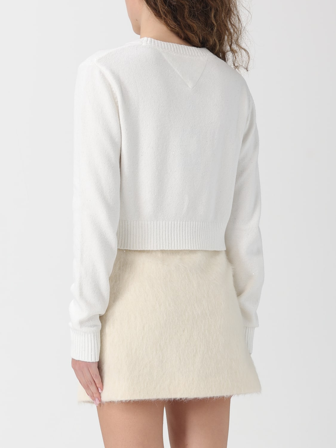 TOMMY JEANS PULL: Pull femme Tommy Jeans, Jaune Crème - Img 2