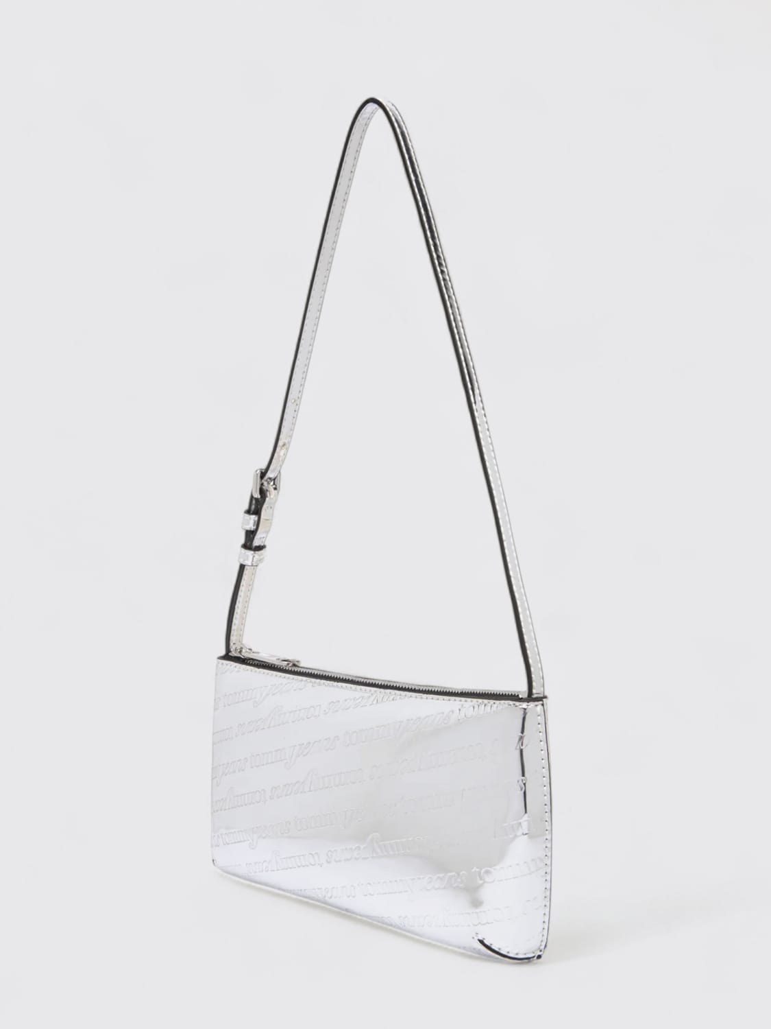 TOMMY JEANS SHOULDER BAG: Mini bag woman Tommy Jeans, Silver - Img 2