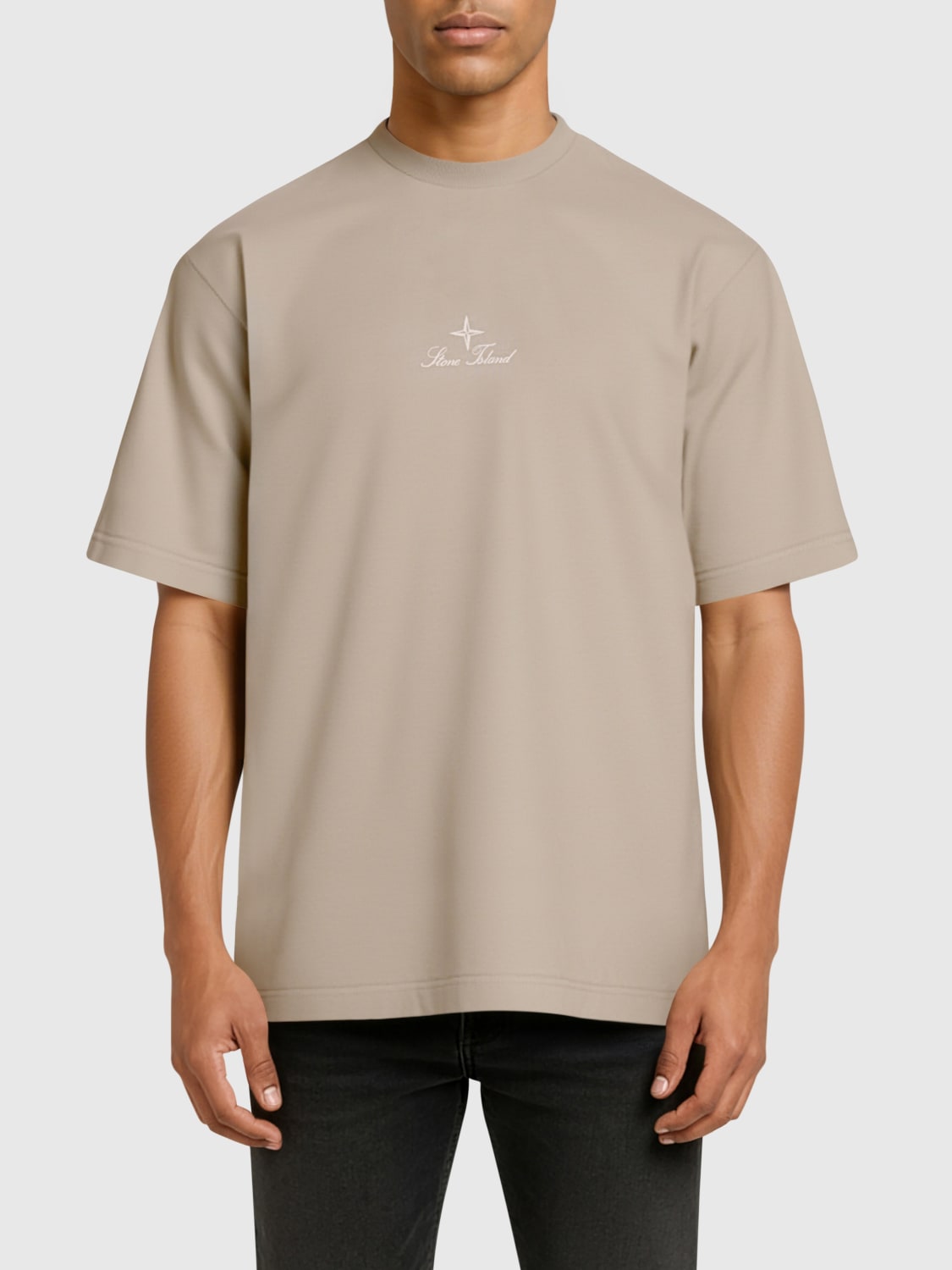 STONE ISLAND JUNIOR T-SHIRT: Polo shirt men Stone Island Junior, Grey - Img 1