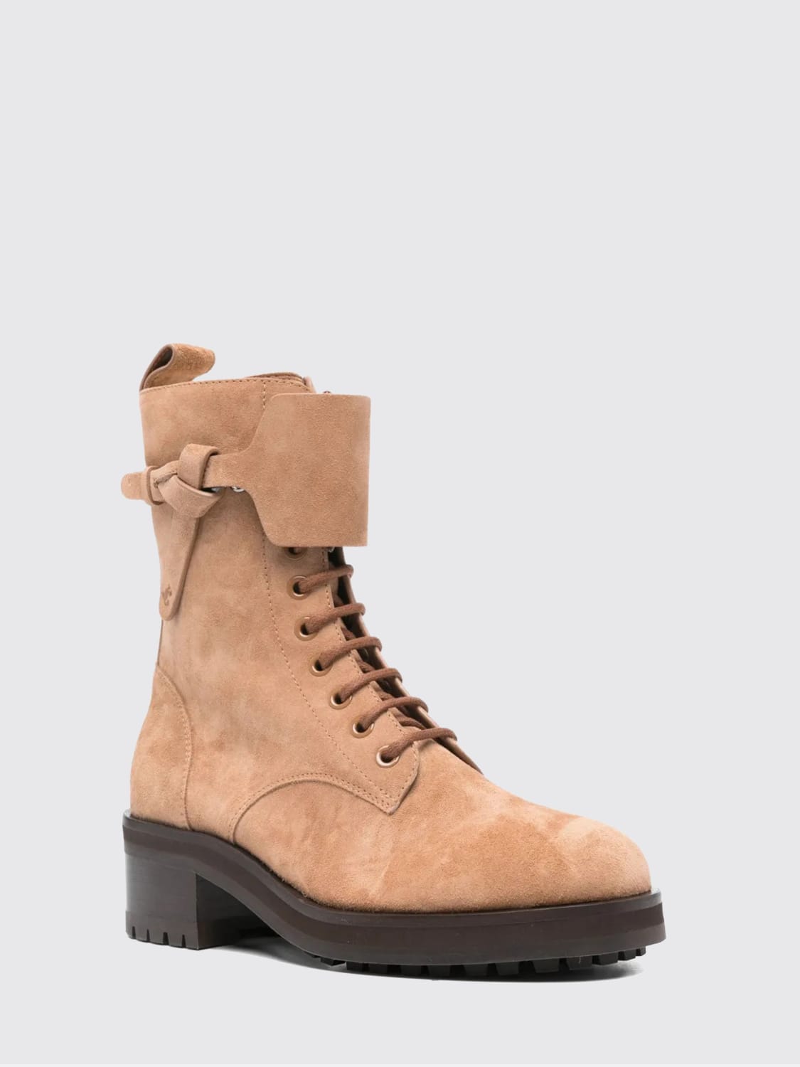 JIMMY CHOO BOOTS: Boots woman Jimmy Choo, Brown - Img 2