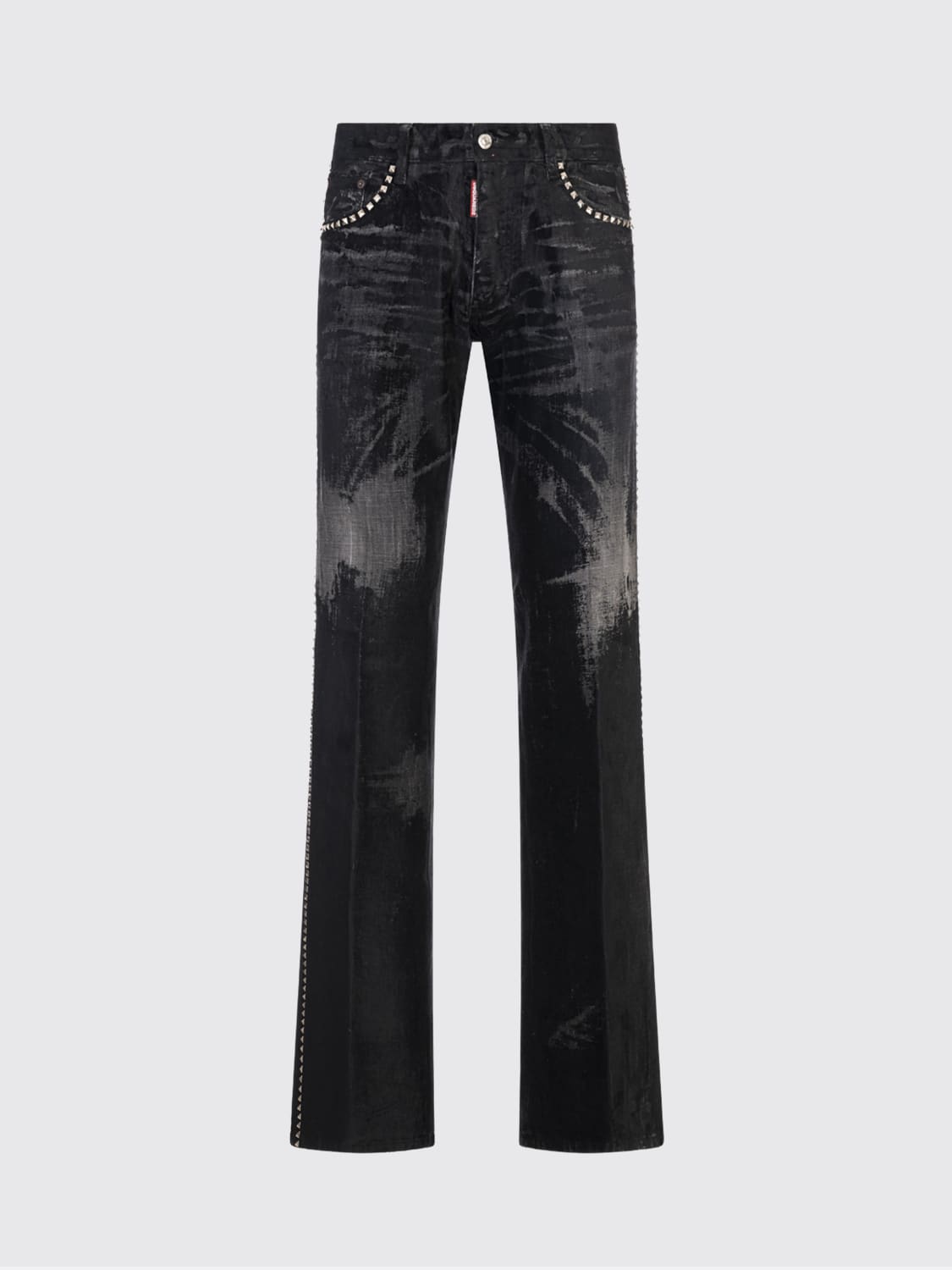 DSQUARED2 JEANS: Hose herren Dsquared2, Schwarz - Img 1
