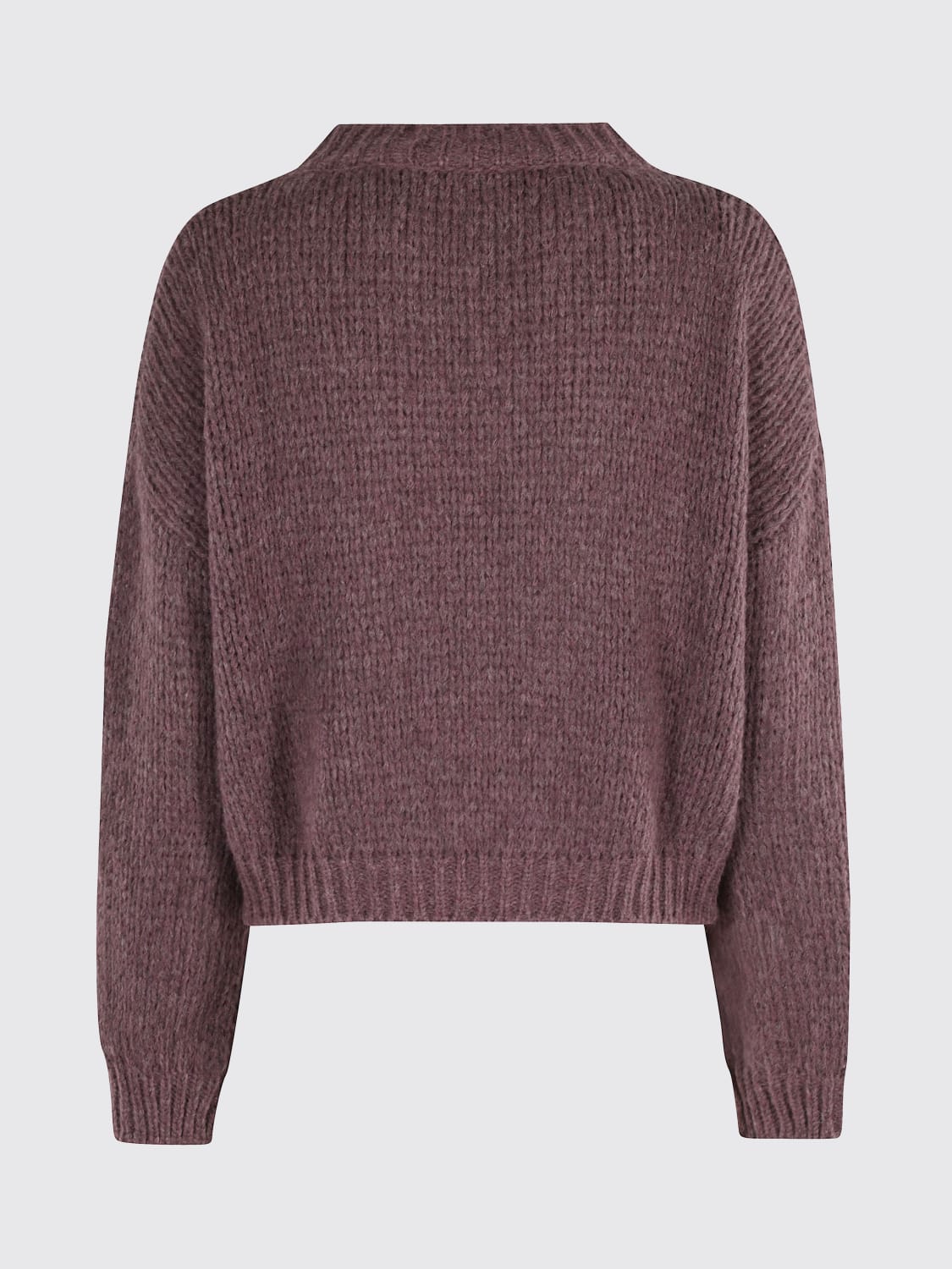 ROBERTO COLLINA PULLOVER: Pullover damen Roberto Collina, Burgunderrot - Img 2