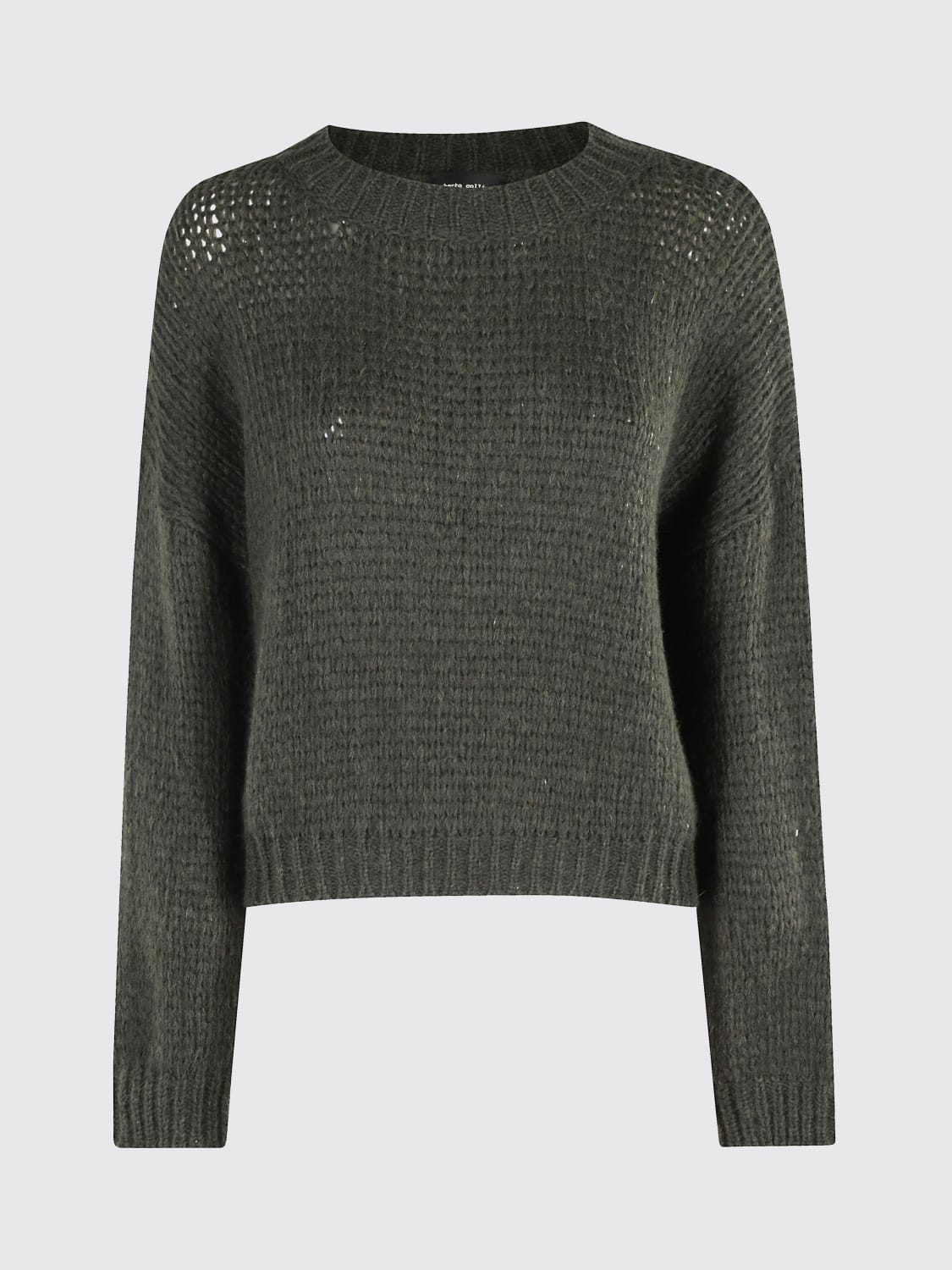 ROBERTO COLLINA SWEATER: Sweater woman Roberto Collina, Moss Green - Img 1