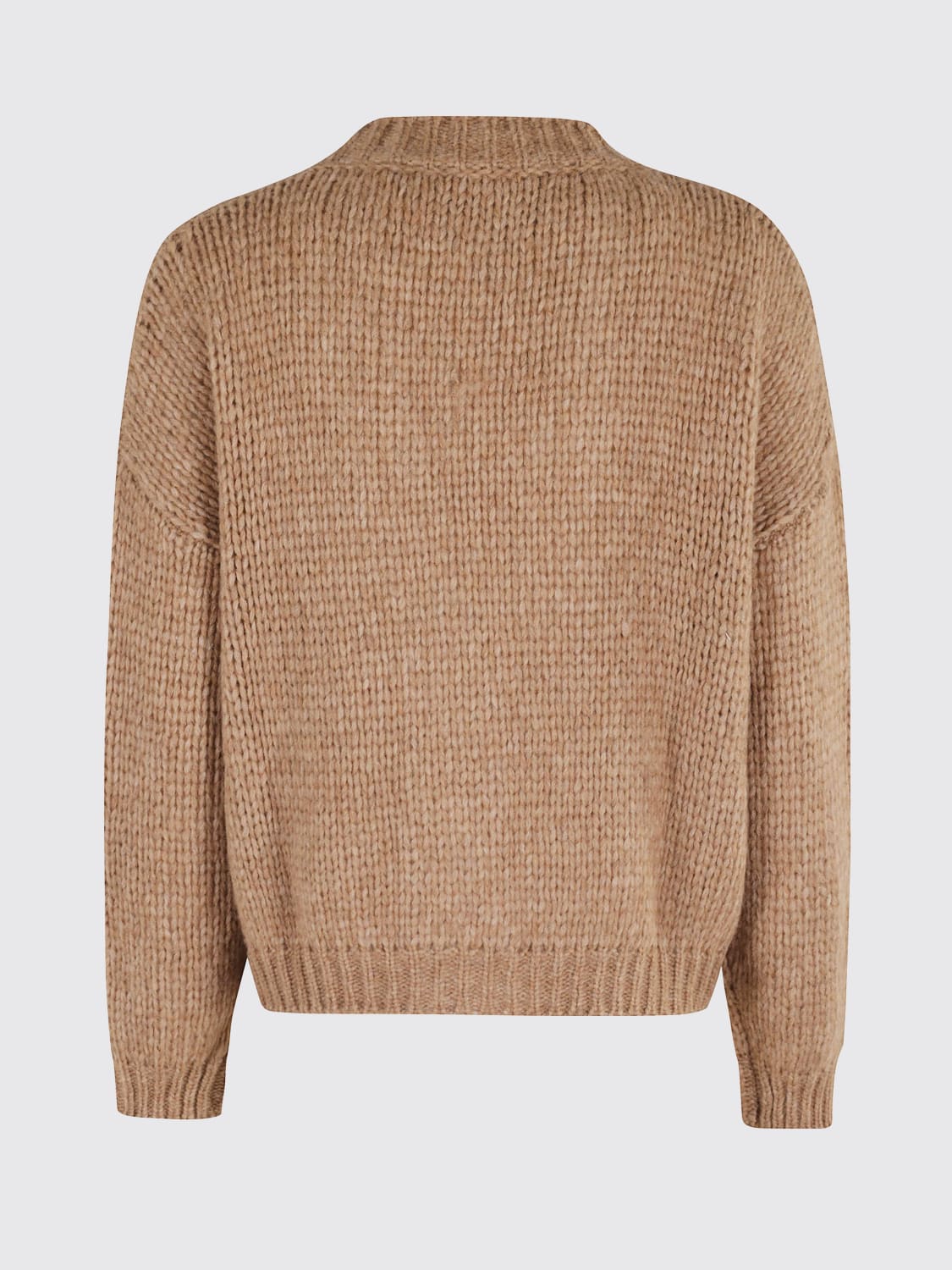 ROBERTO COLLINA MAGLIA: Cardigan Roberto Collina in cotone , Cammello - Img 2