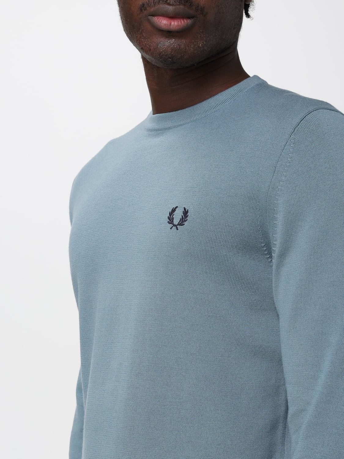 FRED PERRY 毛衣: 毛衣 男士 Fred Perry, 蓝色 - Img 3