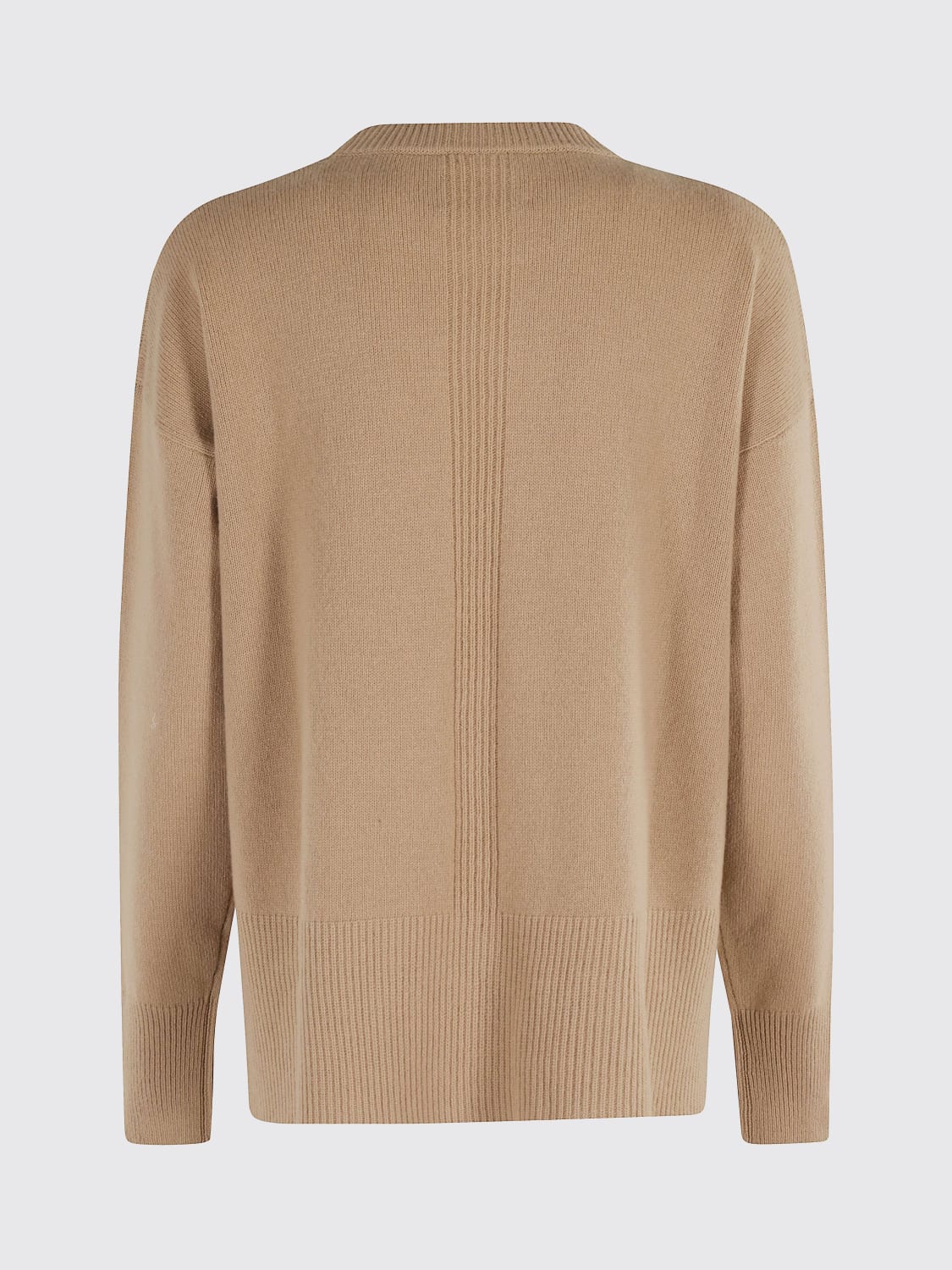 ROBERTO COLLINA MAGLIA: Maglia a girocollo in cotone Roberto Collina, Cammello - Img 2