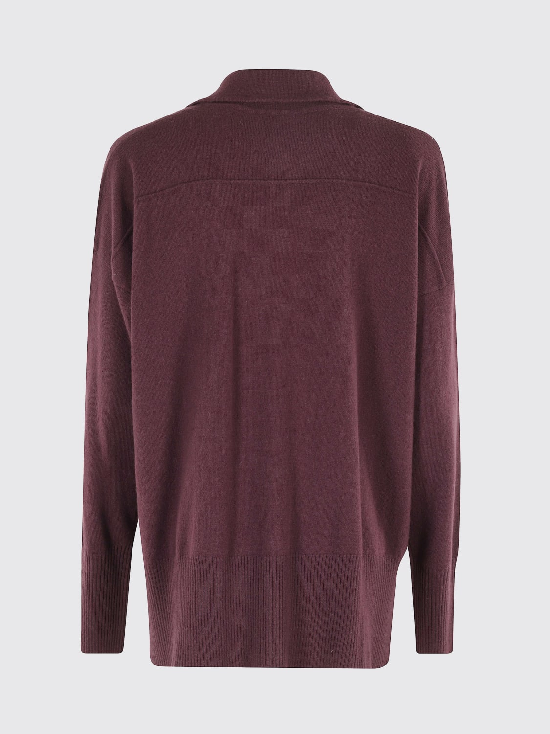 ROBERTO COLLINA POLO: Sudadera mujer Roberto Collina, Granate - Img 2