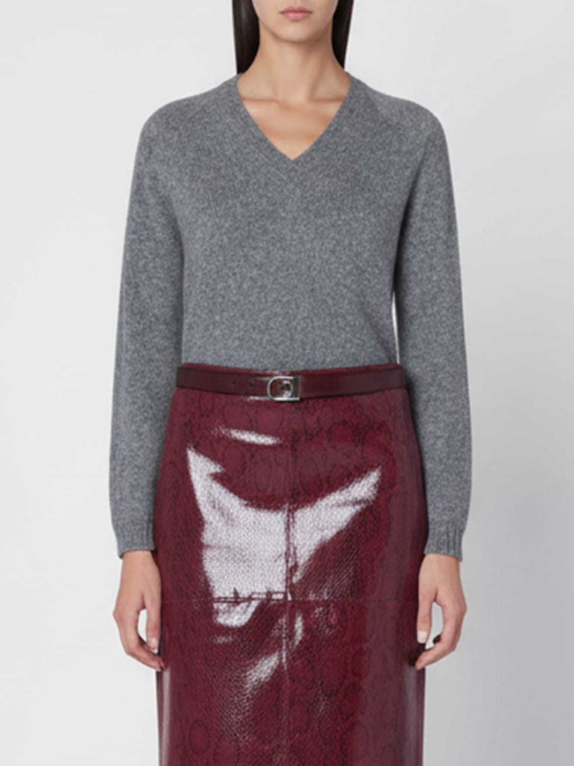 ROBERTO COLLINA PULL: Pull femme Roberto Collina, Gris - Img 1