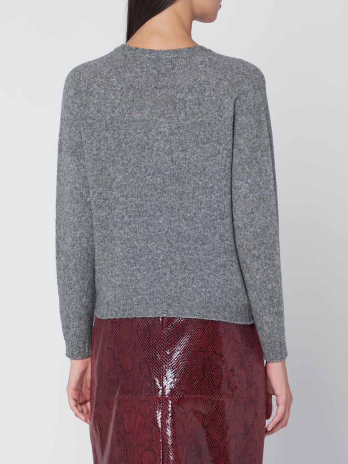 ROBERTO COLLINA PULL: Pull femme Roberto Collina, Gris - Img 3