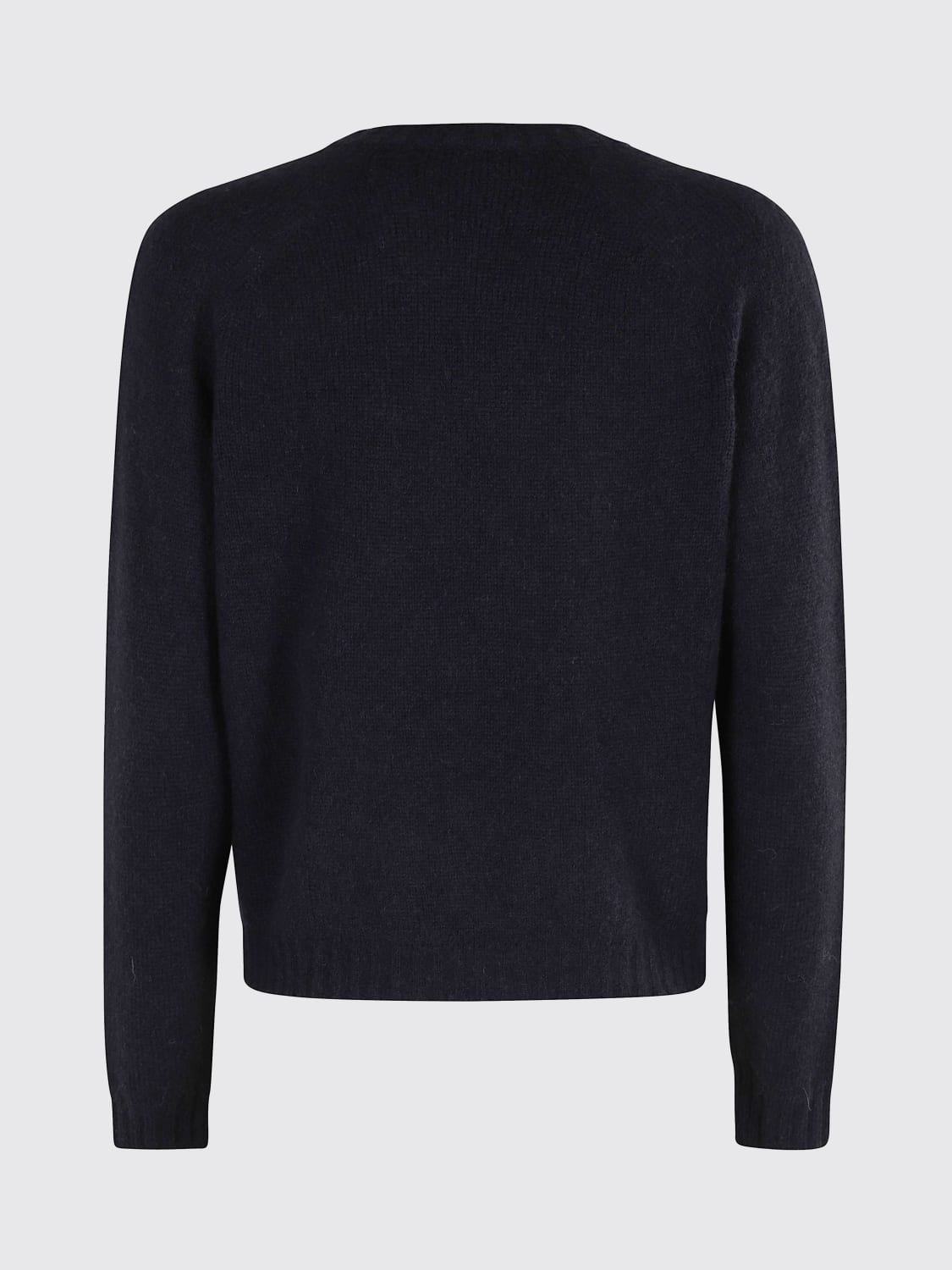 ROBERTO COLLINA MAGLIA: Maglia a v basic in cotone Roberto Collina, Blue Navy - Img 2