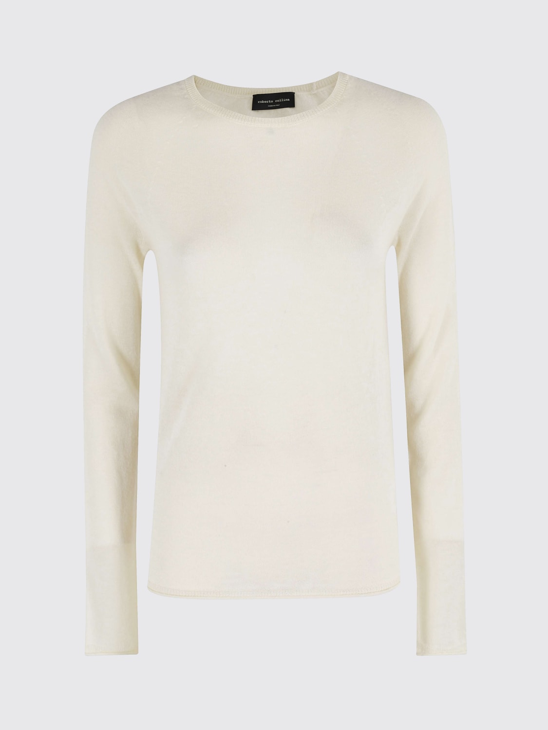 ROBERTO COLLINA 스웨터: 스웨터 여성 Roberto Collina, 화이트 - Img 1