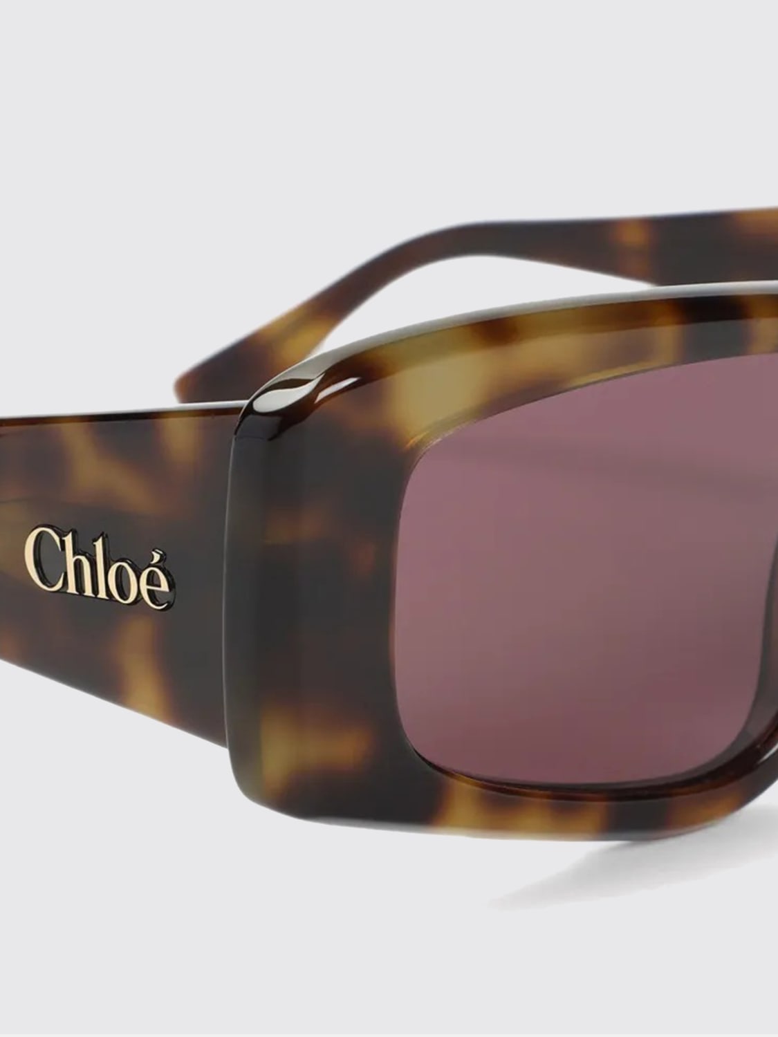 CHLOÉ GAFAS DE SOL: Gafas de sol mujer ChloÉ, Marrón - Img 3