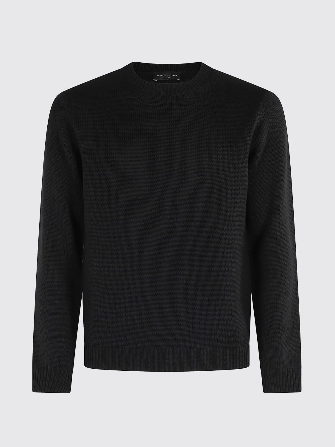 ROBERTO COLLINA SWEATER: Sweater men Roberto Collina, Black - Img 1