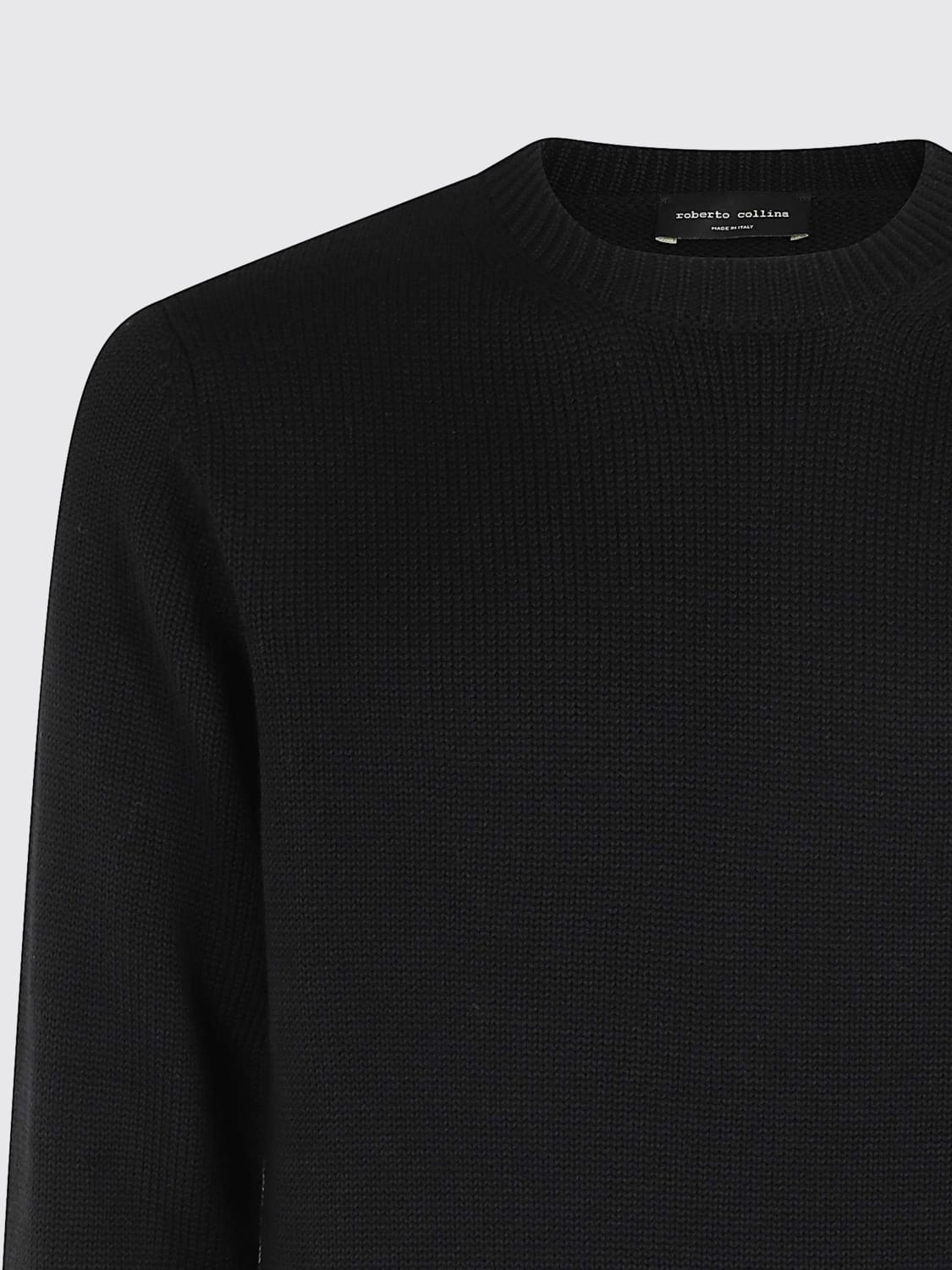 ROBERTO COLLINA SWEATER: Sweater men Roberto Collina, Black - Img 3