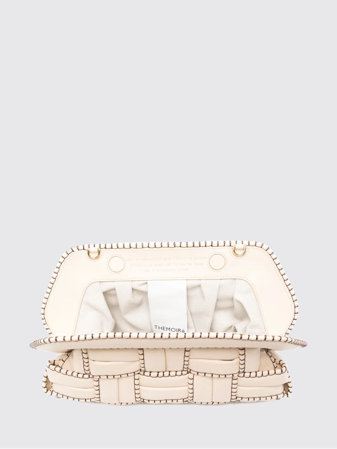 THEMOIRÈ CLUTCH: Shoulder bag woman ThemoirÈ, White - Img 2