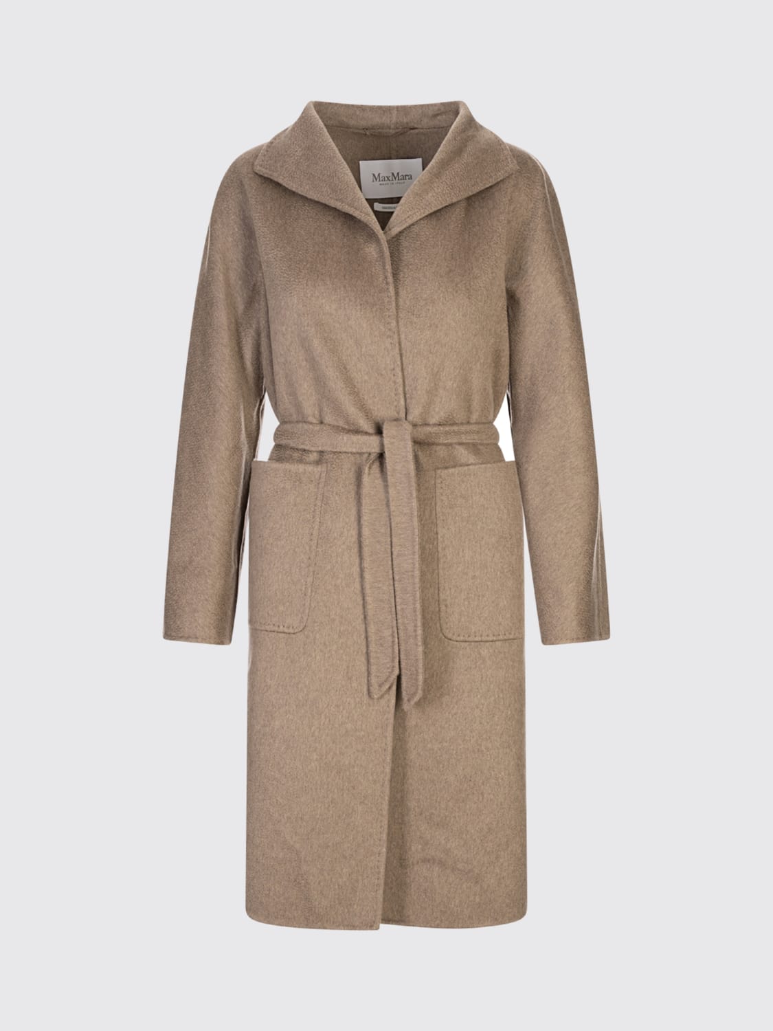 MAX MARA COAT: Coat woman Max Mara, Brown - Img 1