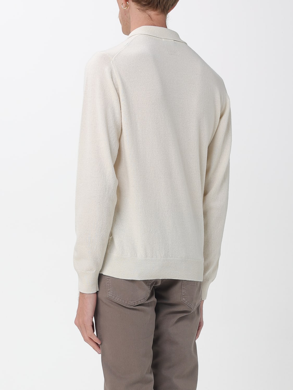 DRUMOHR POLO: Polo herren Drumohr, Weiß - Img 2