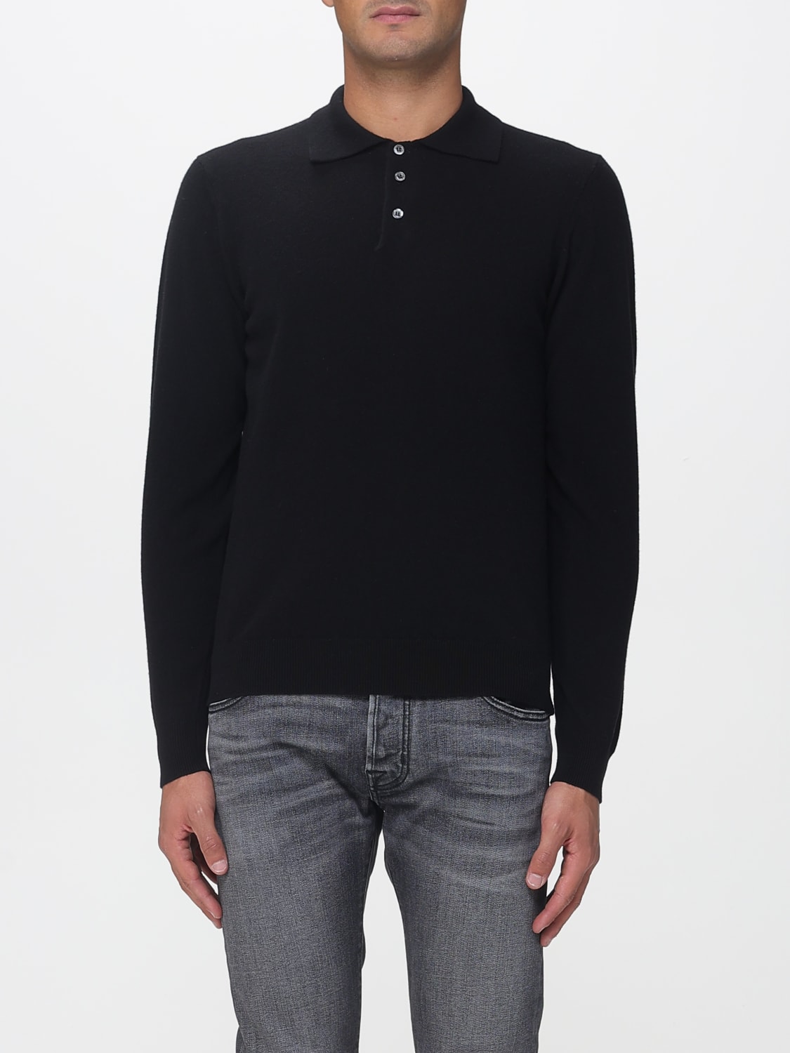 DRUMOHR POLO: Polo herren Drumohr, Schwarz - Img 1