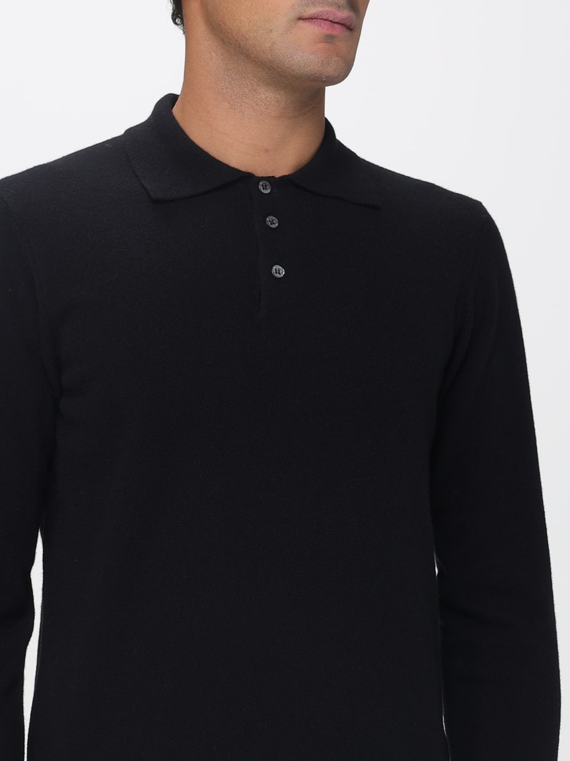 DRUMOHR POLO: Polo herren Drumohr, Schwarz - Img 3