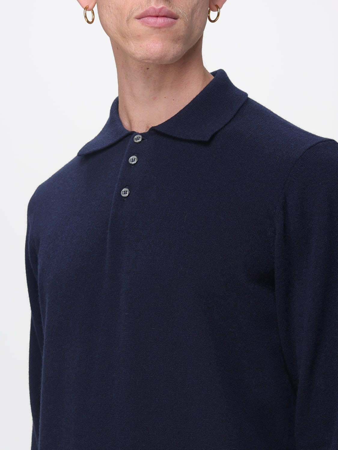 DRUMOHR POLO: Polo herren Drumohr, Blau - Img 3